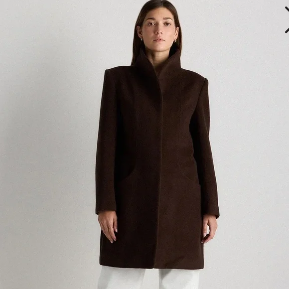 Quince Wool Cashmere Cocoon Coat - Picture 2 of 8